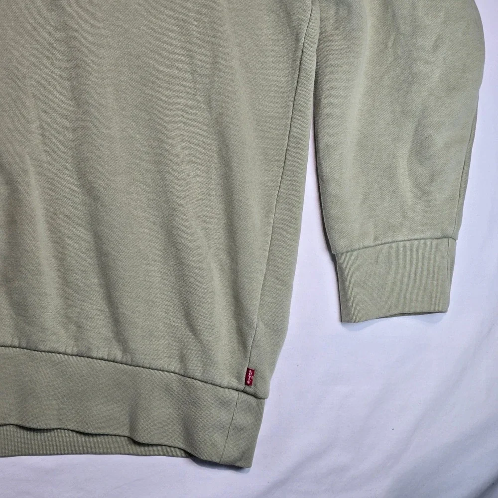 Levis Mens 3XL Sage Green Batwing Logo Crewneck Sweatshirt‎ 38796-0052